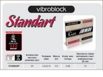 Изоляцонный материал KICX VIBROBLOCK STANDART 0,540,37